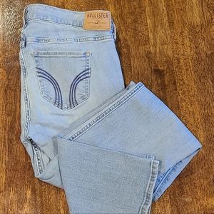 Hollister California size 9R Regular 29 x 33 Stretch Bootcut Lightwash Jeans